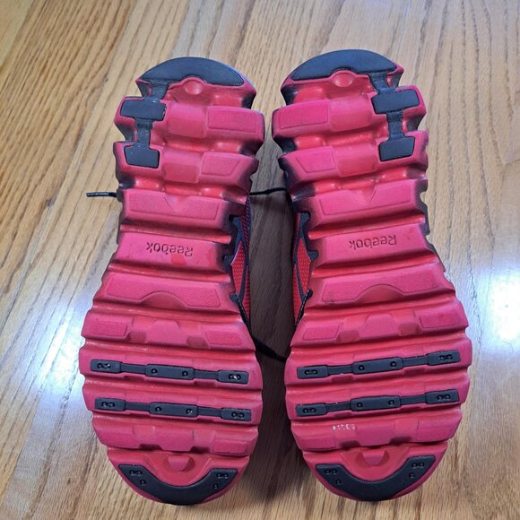 REEBOK ZIGTECH LOW-CUT WOMEN'S RUNNING SHOES BLACK RED SIZE 9 - Picture 7 of 8